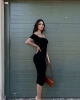 Madonna Kol Uzun Elbise