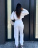 Şardonlu Crop Eşofman Takım