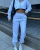 Şardonlu Crop Eşofman Takım