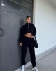 Şardonlu Crop Eşofman Takım
