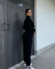 Şardonlu Crop Eşofman Takım