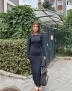 Sırt Dekolteli Basic Sandy Elbise