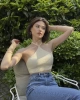 Triko Boyun Bağlamalı Crop