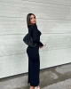 Uzun Kollu Sandy Elbise
