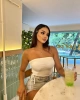 Yanı Büzgülü Straplez Crop