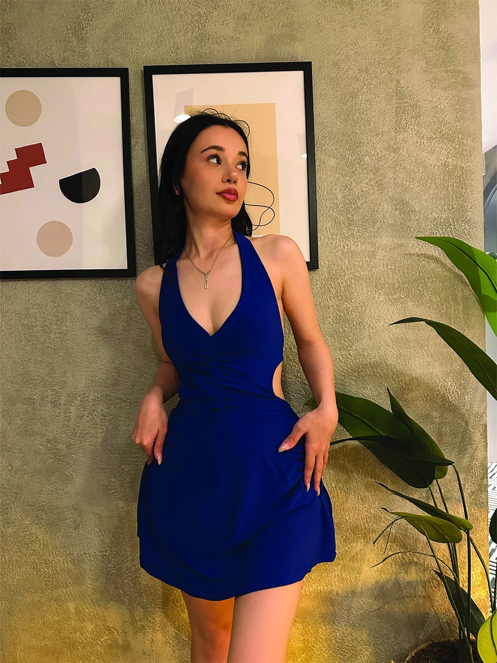 Carly Sırt Dekolte Elbise