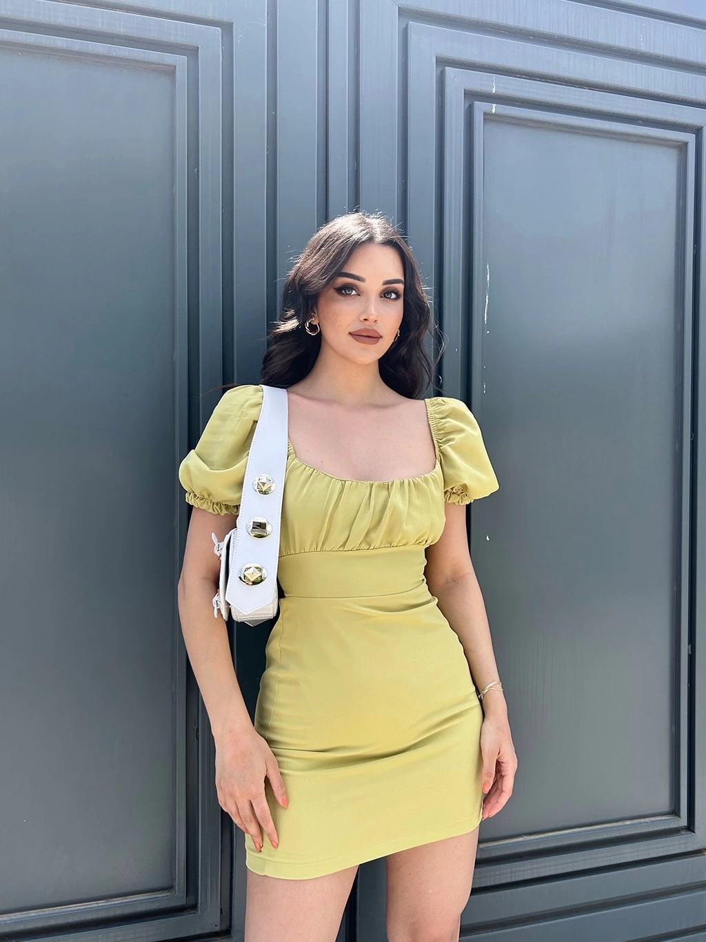 Eliza Sırt Dekolte Elbise
