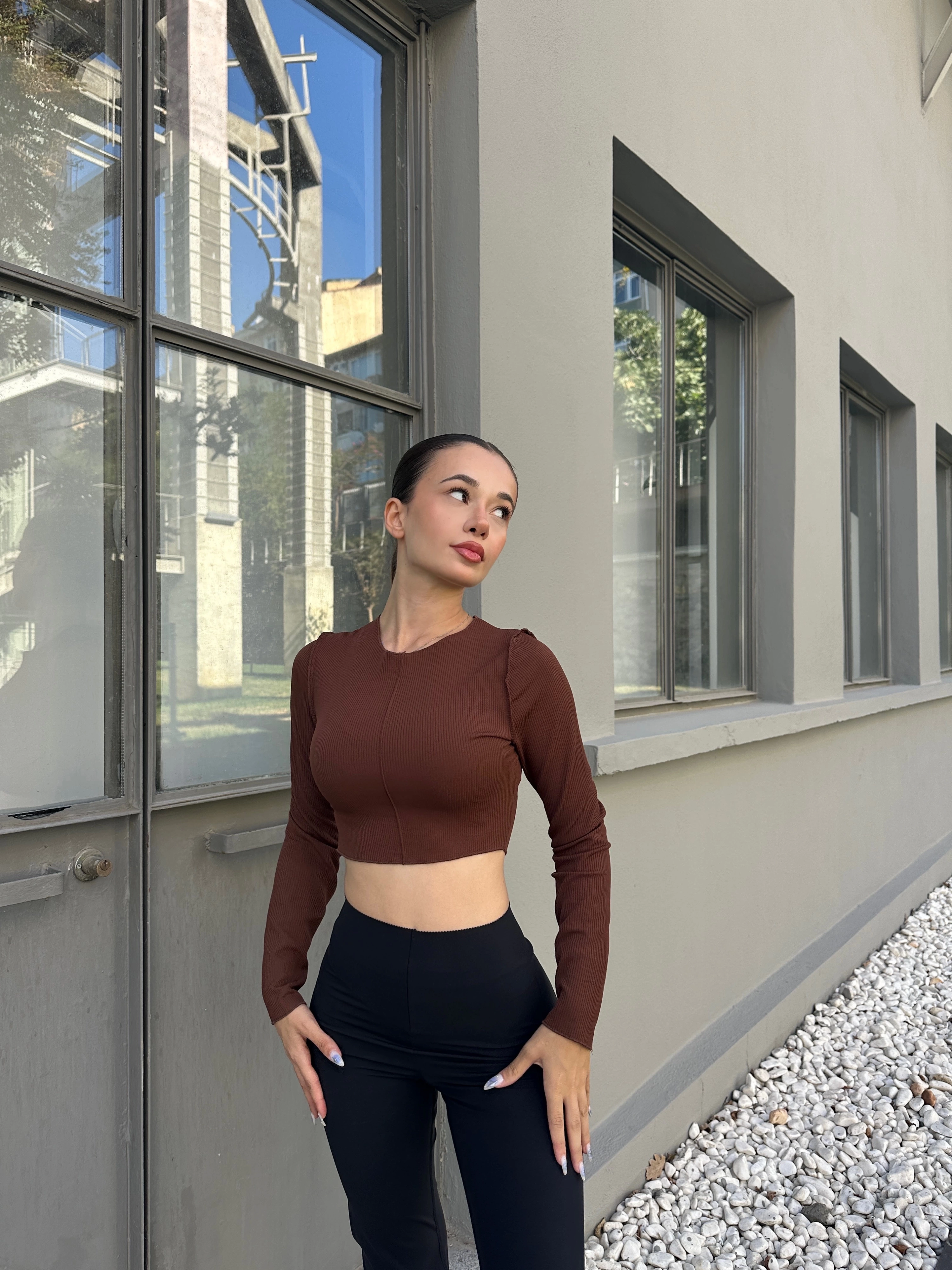 Ters Dikiş Crop