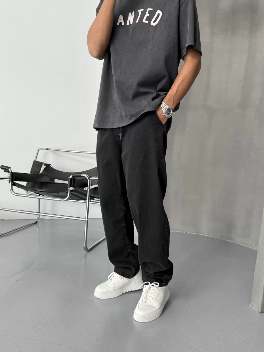 Antrasit Bol Kalıp Relaxed Baggy