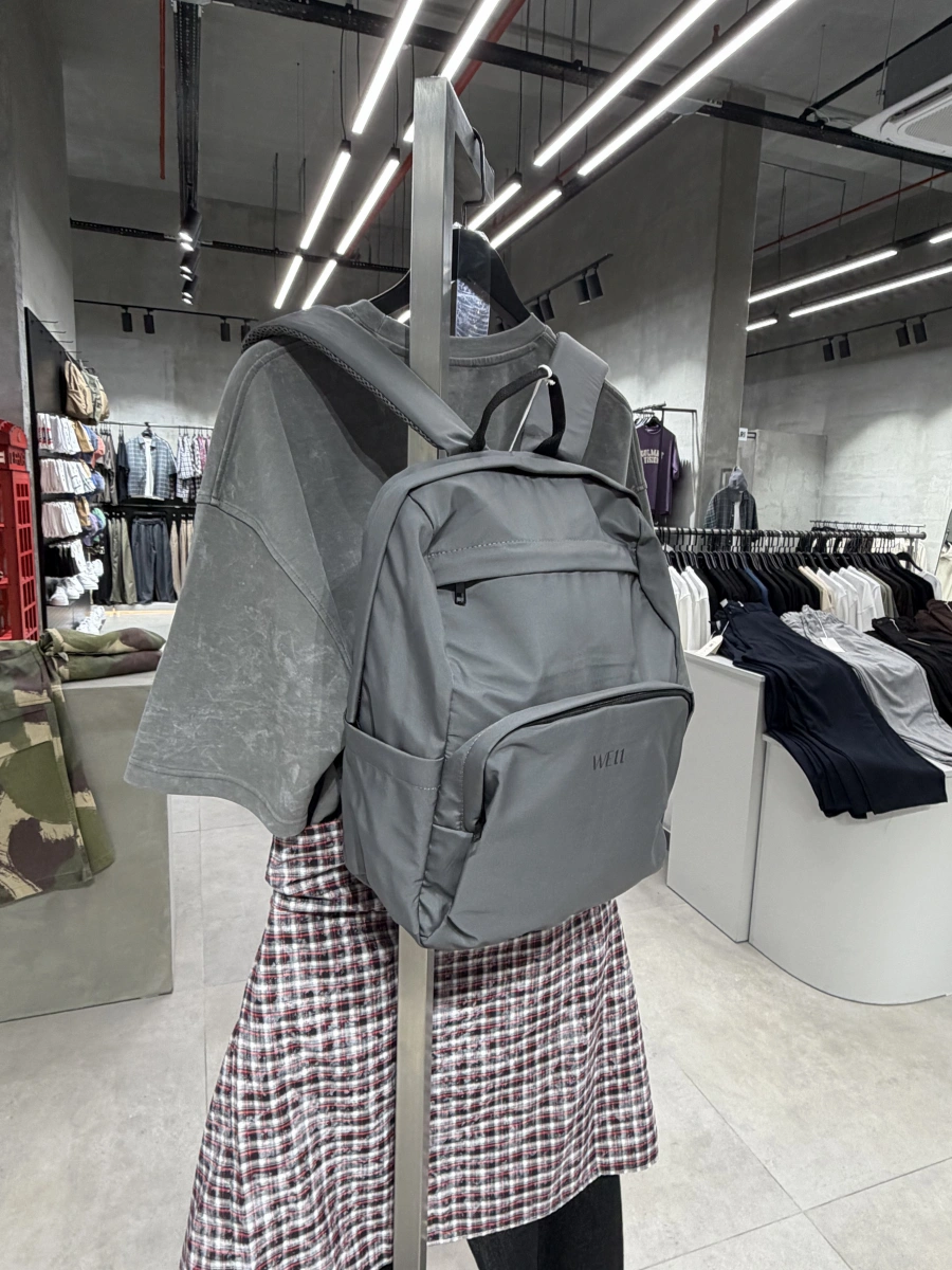 Gri Old School Sırt Çantası