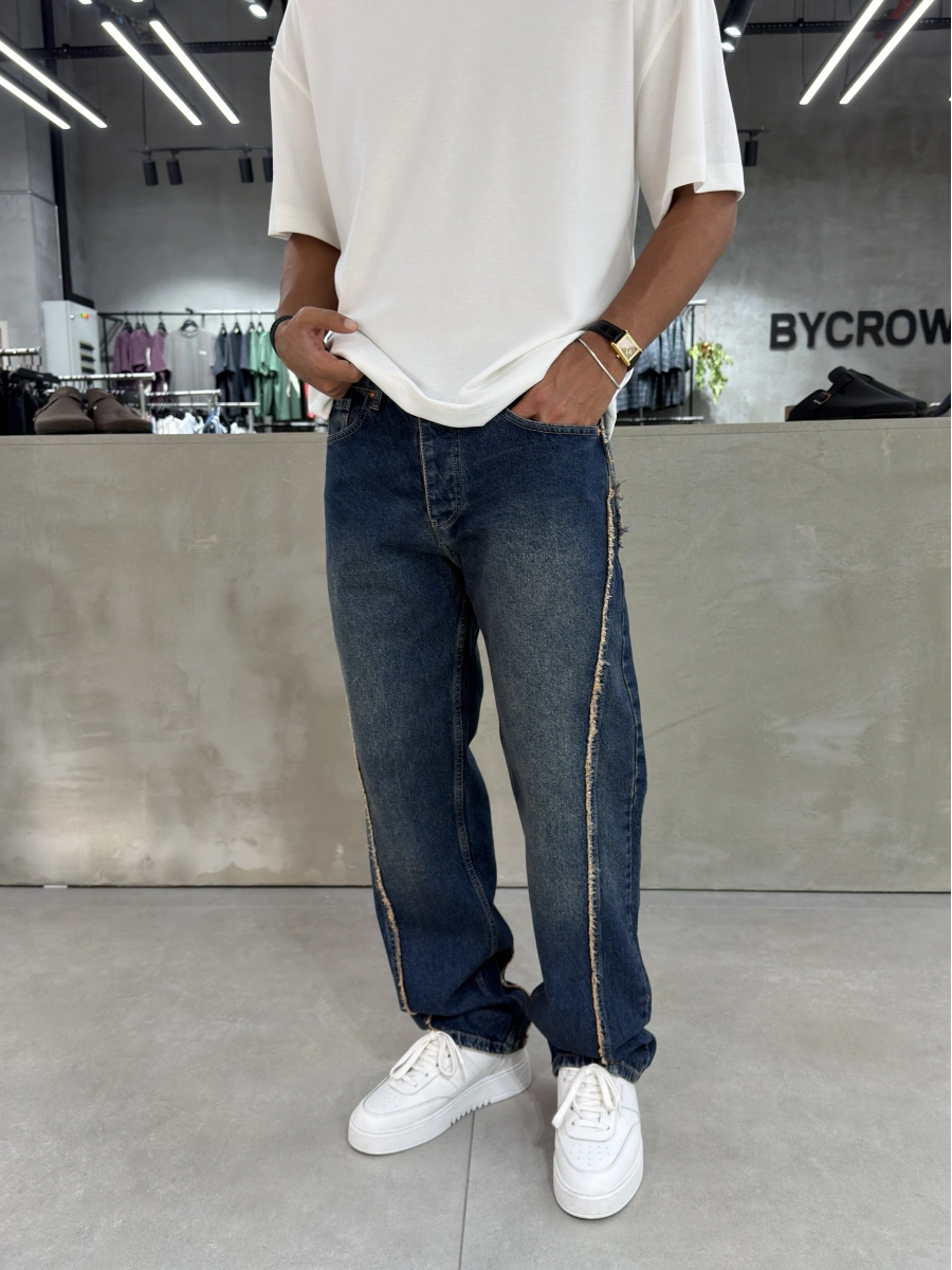 Mavi Şerit Premium Baggy