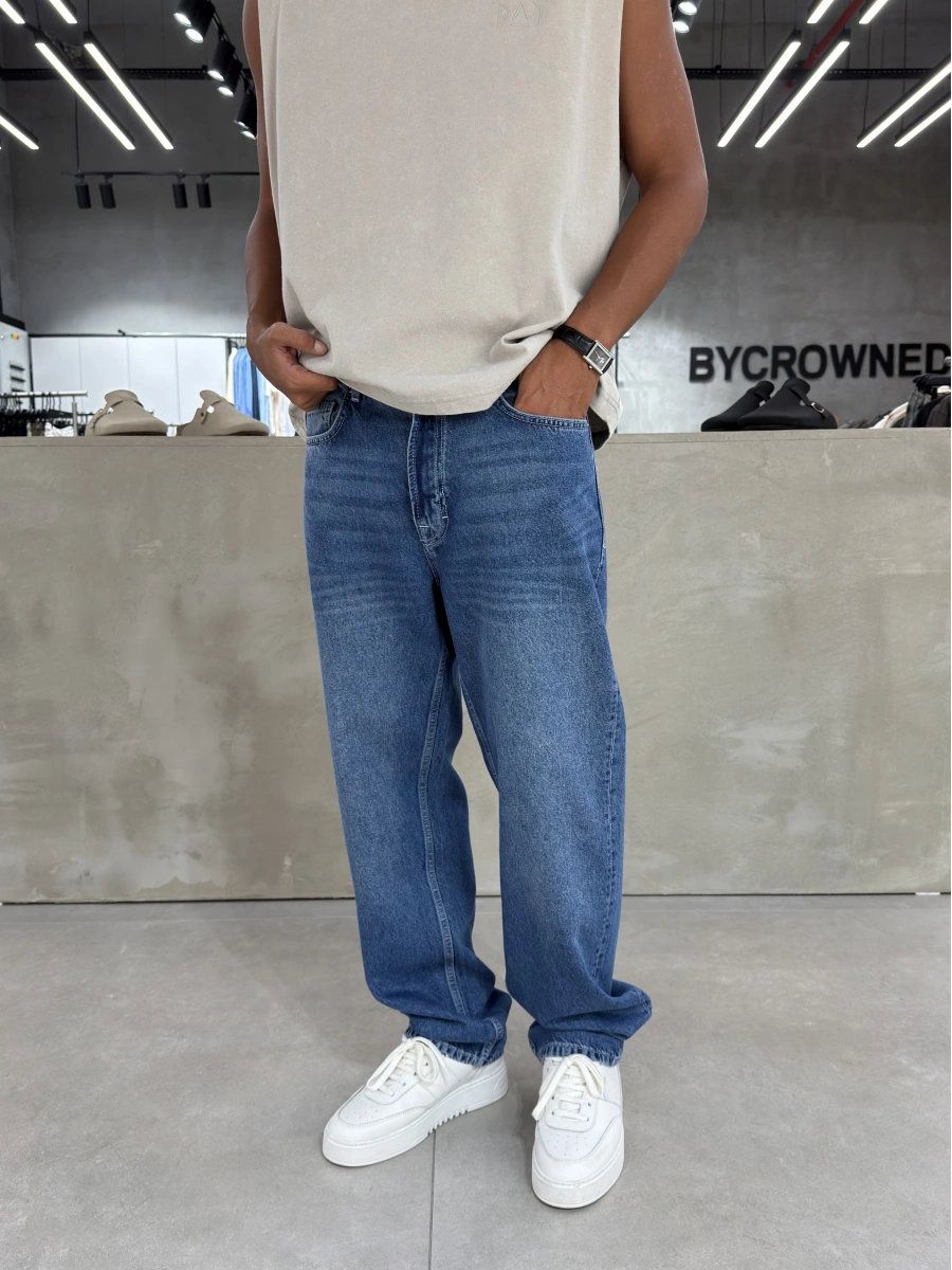 Mavi Premium Effect Baggy Jean