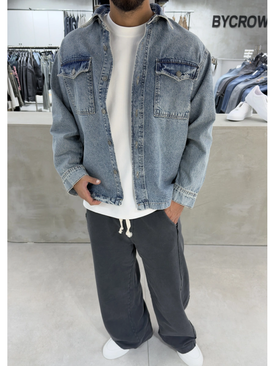 Mavi Premium Oversize Denim Ceket