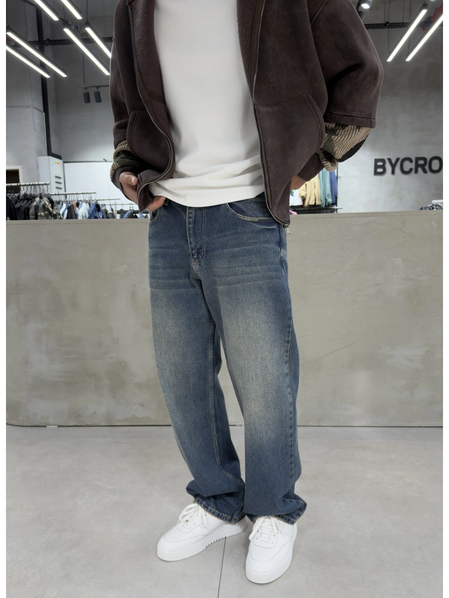 Mavi Yıkamalı WeLoose Baggy Jean
