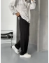 Siyah Premium Tensel Kumaş Baggy