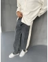 Antrasit Şerit Detay Baggy Jean