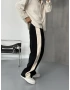 Siyah Şerit Detay Baggy Jean