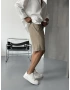 Sütlü Kahve Premium Linen Şort