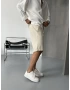 Krem Premium Linen Şort
