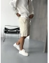 Krem Premium Linen Şort