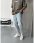 Açık Mavi Regular Fit Boyfriend
