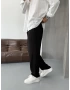Siyah Viskon Keten Baggy