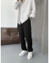 Siyah Viskon Keten Baggy
