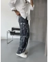 Mavi Jakarlı Denim Baggy