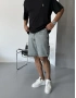 Eskitme Bol Kalıp Denim Şort