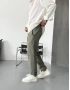 Haki Premium Keten Kumaş Boyfriend