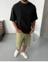 Siyah Basic Oversize T-Shirt
