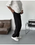 Siyah Fitilli Bol Kalıp Baggy