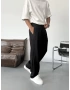 Siyah Premium Fitilli Bol Kalıp Baggy