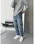Eskitme Mavi Denim Boyfriend