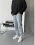 Buz Mavi Denim Boyfriend