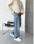 Denim Mavi Bol Kalıp Baggy