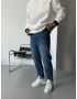 Koyu Mavi Denim Boyfriend