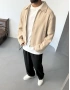 Krem Kaşe Premium Fit Ceket