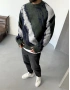 Haki Desenli Oversize Triko Kazak