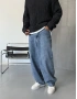 Mavi Eskitme Ekstra Bol Baggy Jean
