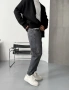 Eskitme Antrasit Denim Boyfriend