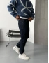 Lacivert Denim Bol Kalıp Boyfriend