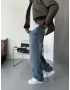 Mavi Yıkamalı Regular Baggy Jean
