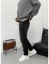 Antrasit Yıkamalı Boyfriend Jean