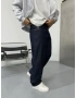 Lacivert Bol Kalıp Baggy Jean