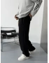 Siyah Basic Şardonlu Baggy Eşofman