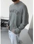 Antrasit Yıkamalı Wanted Oversize Kollu Sweat