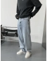 Buz Mavi Loose Bol Kalıp Baggy Jean