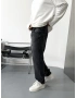 Antrasit Yıkamalı Relaxed Baggy Jean