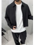Siyah Premium Kumaş Casual Takım